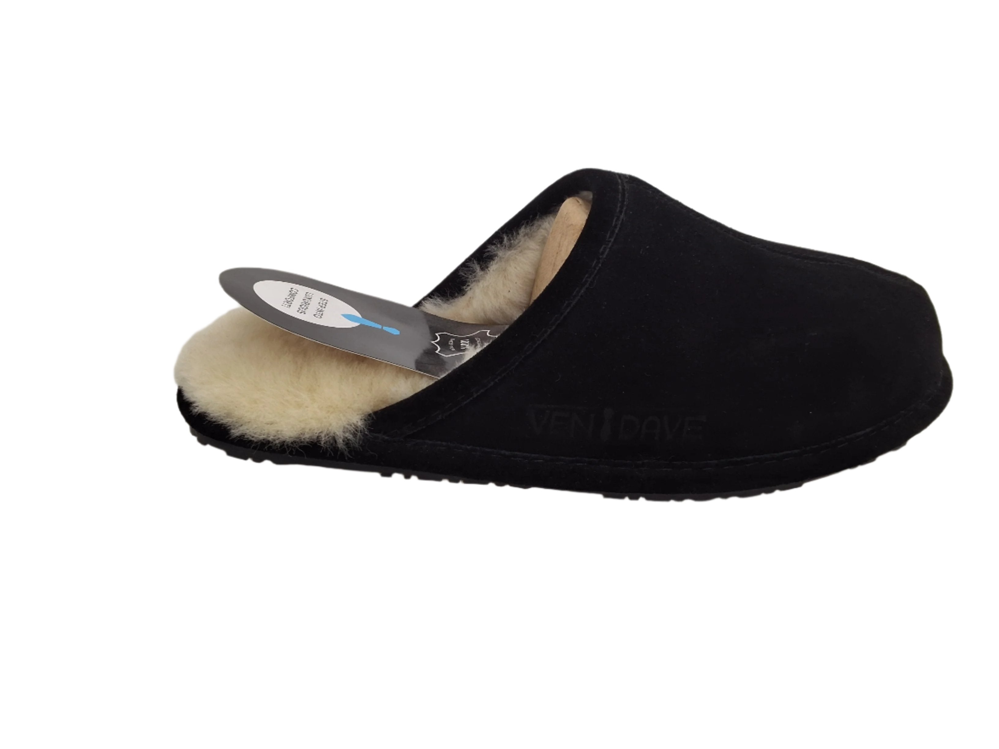 Ven Dave Fur Slipper White Insole