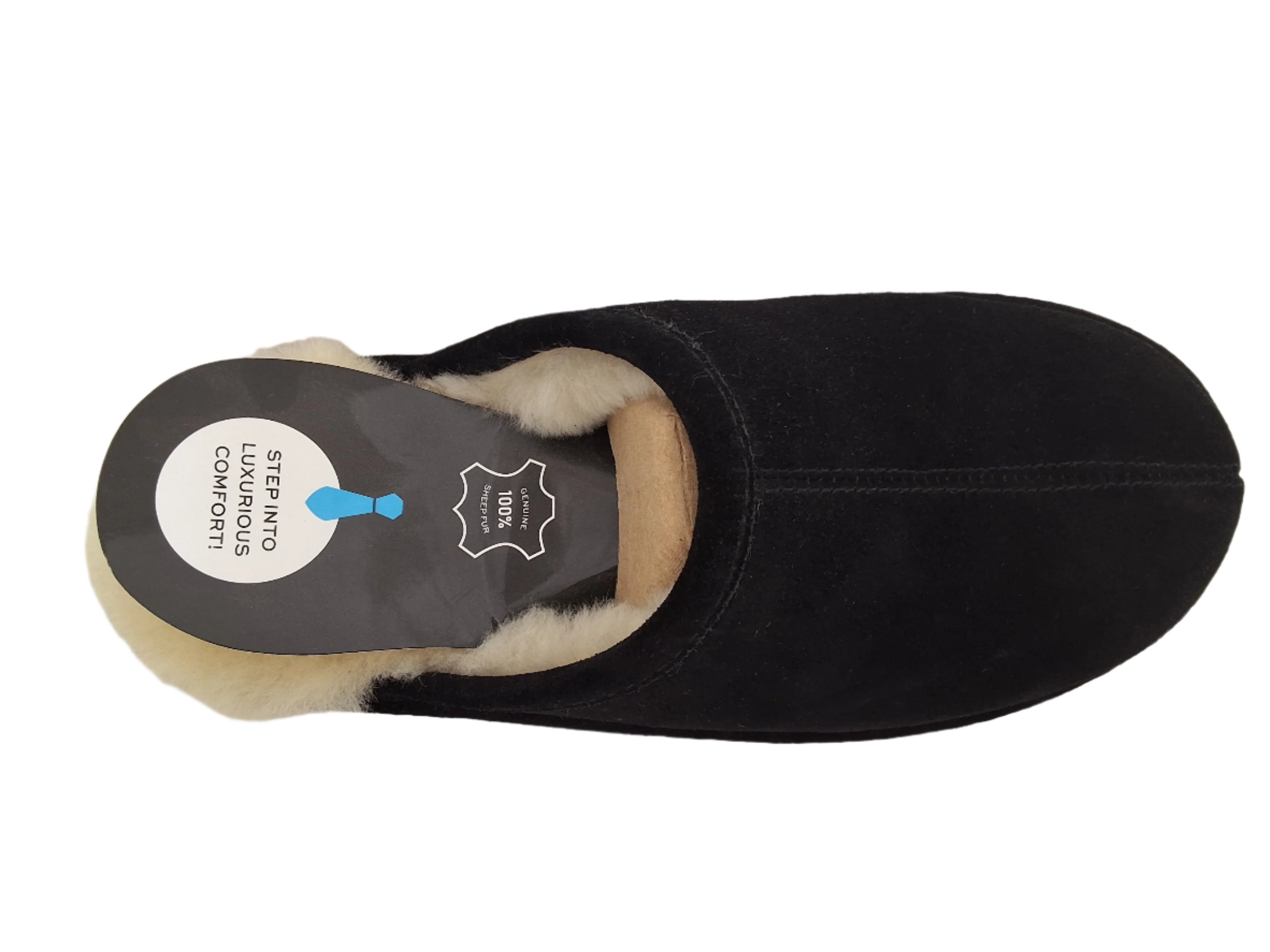 Ven Dave Fur Slipper White Insole