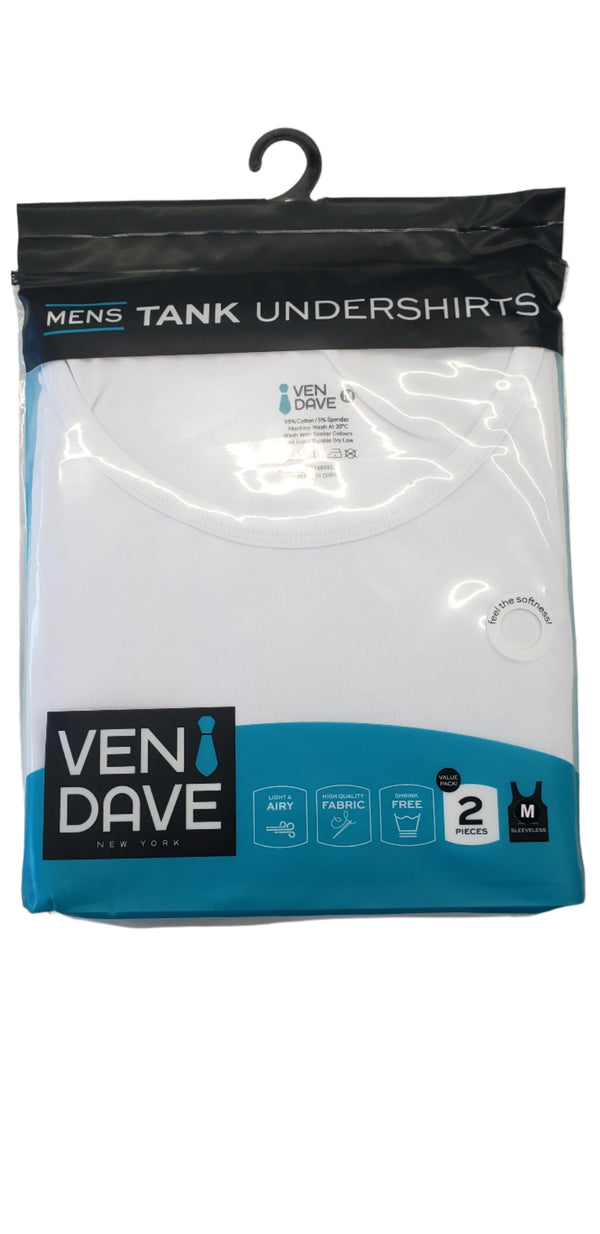 Ven Dave Cotton Tank Sleeveless Undershirts TT103