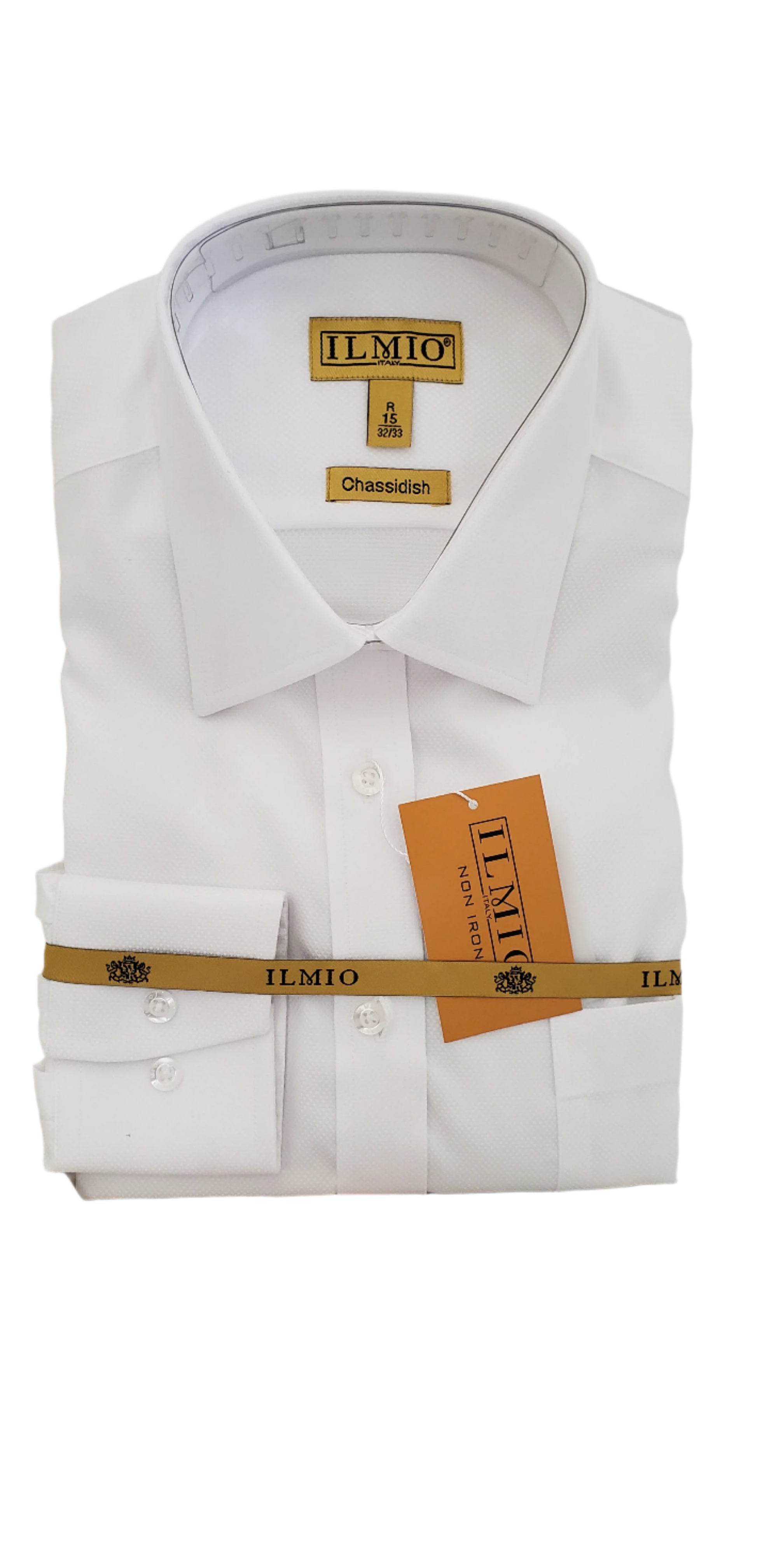 Ilmio Men's Gold Label F8 -100% Cotton Chassidish (R/L) Shirt