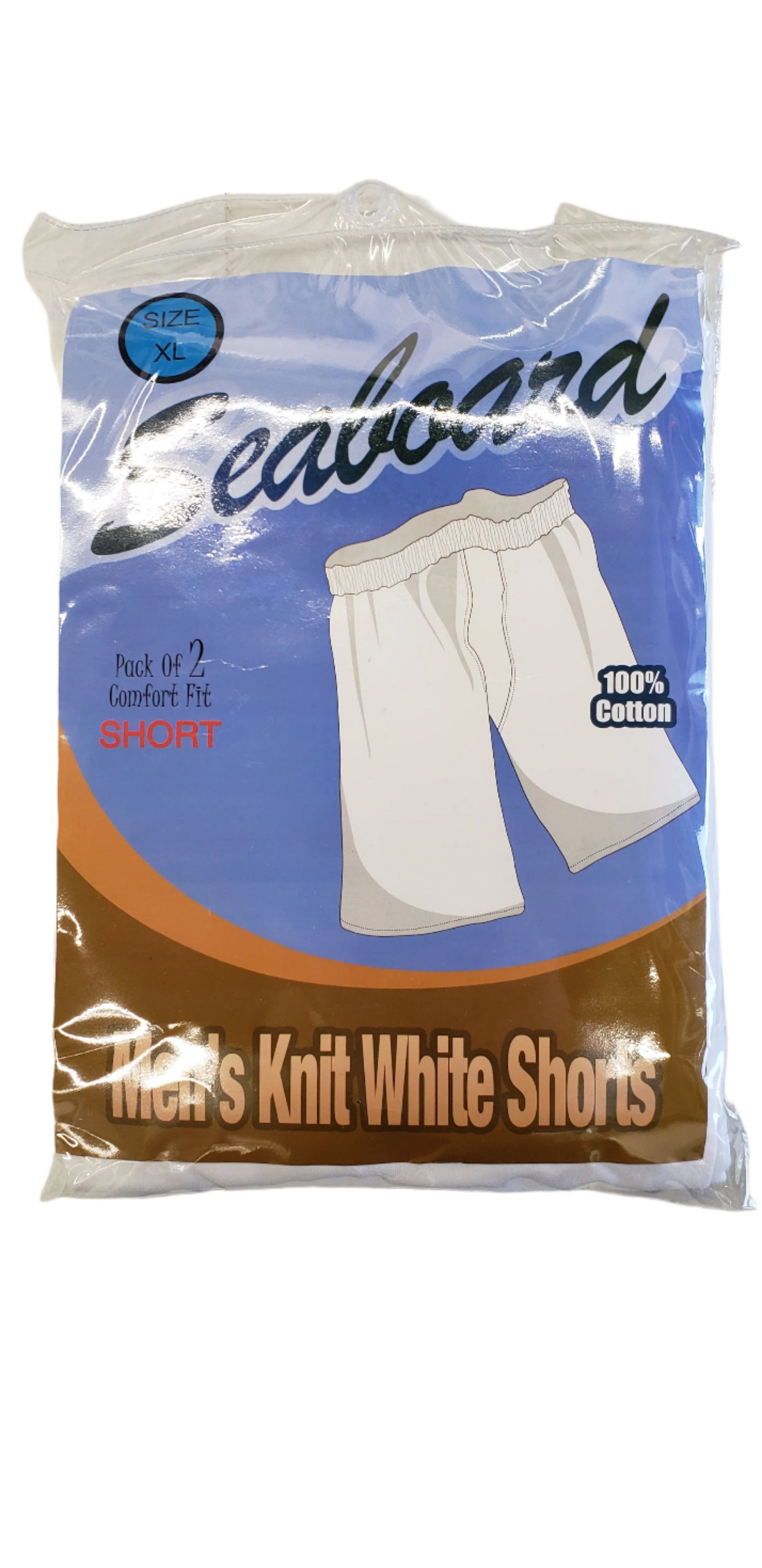 SEABOARD MENS COTTON KNIT SHORTS