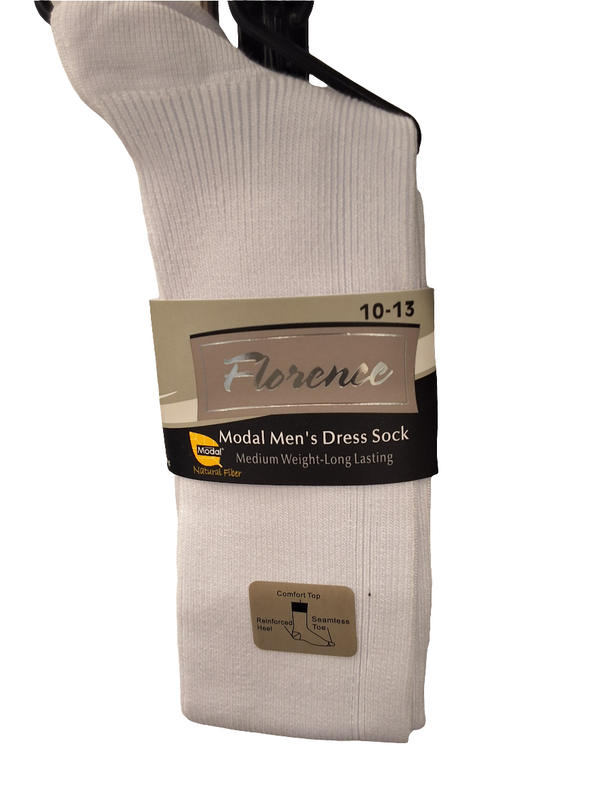 FLORENCE LONG MODAL WHITE SOCKS 235