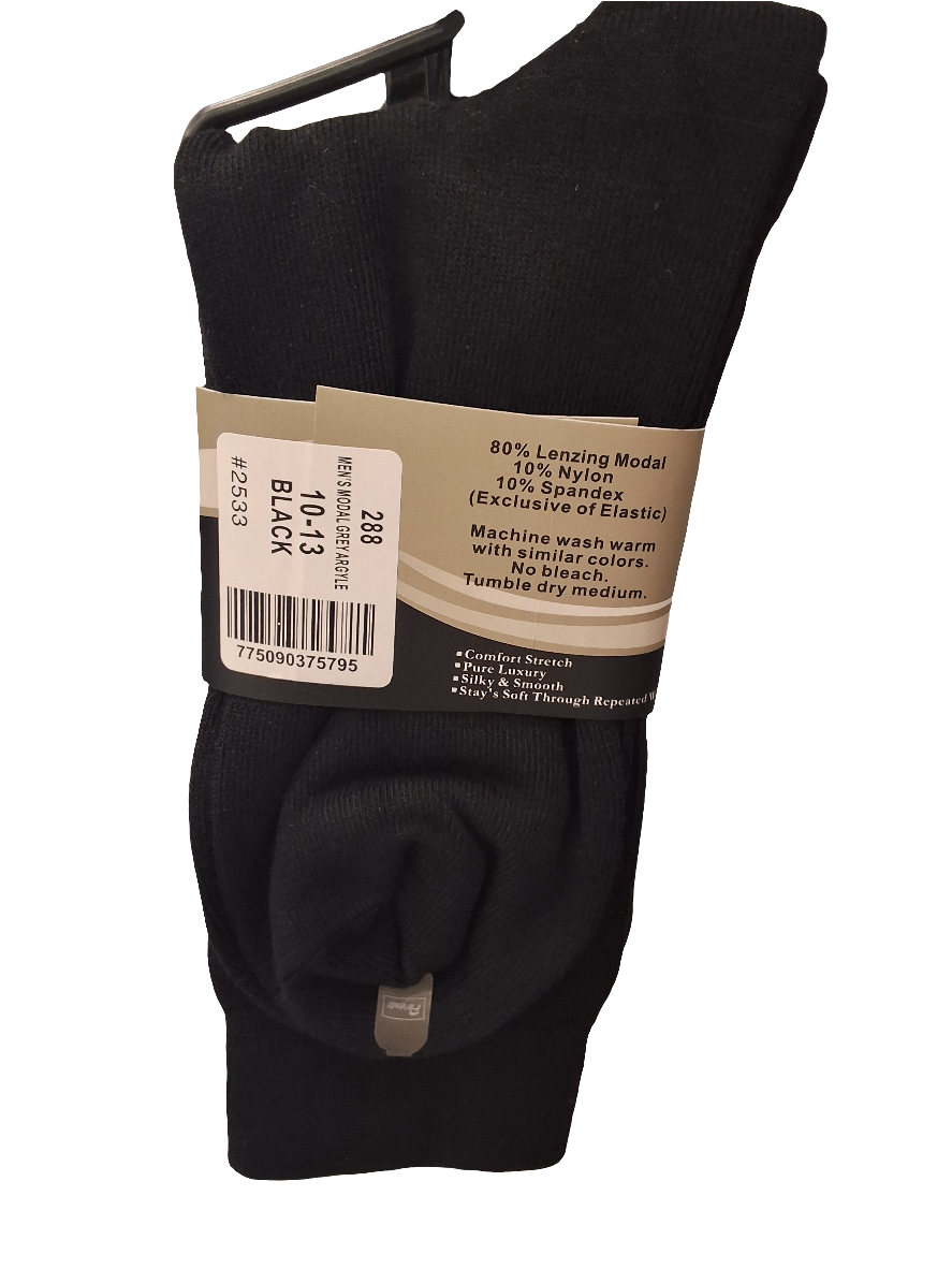 Mens Florence Socks #288 - Black