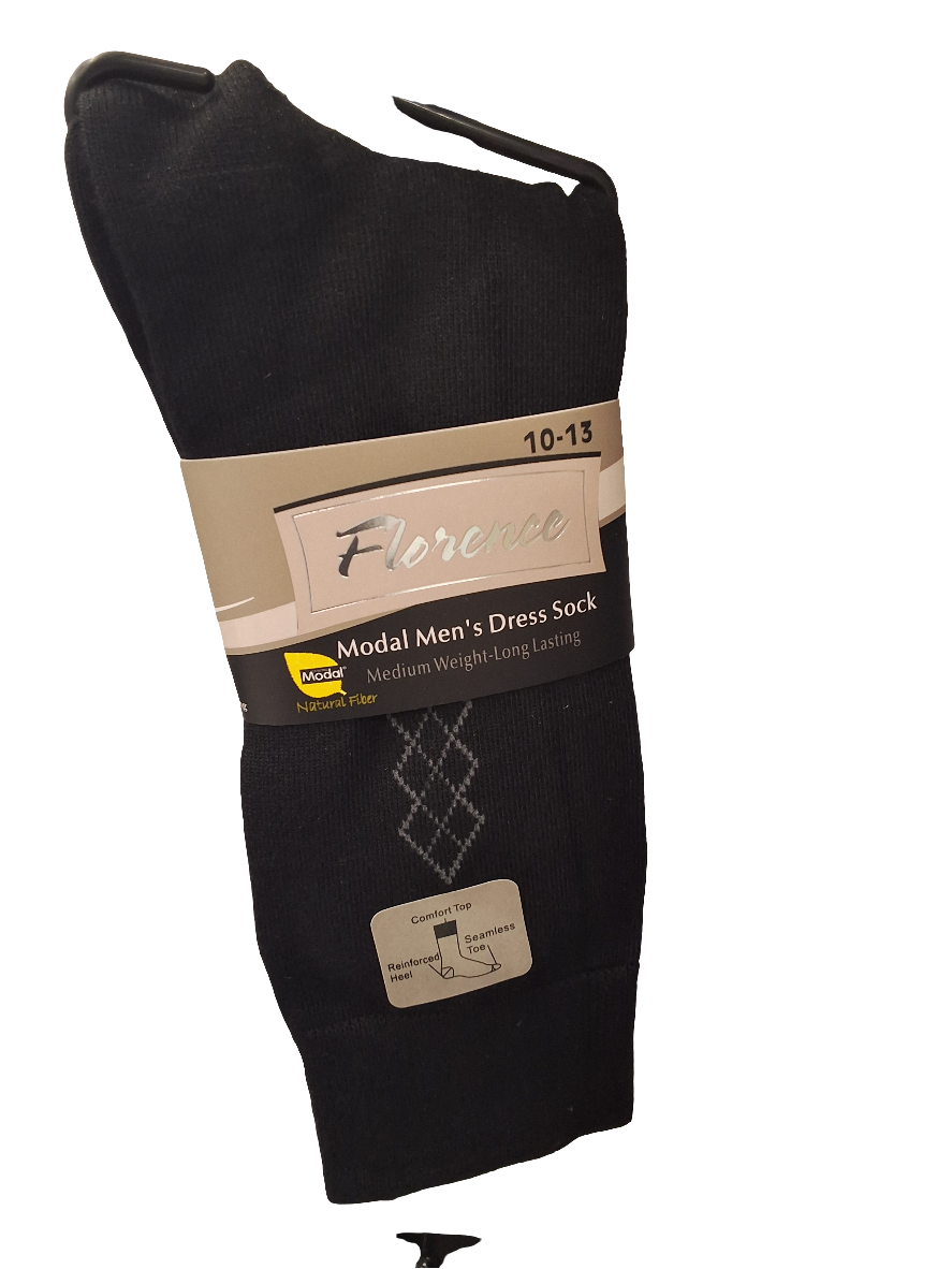 Mens Florence Socks #288 - Black