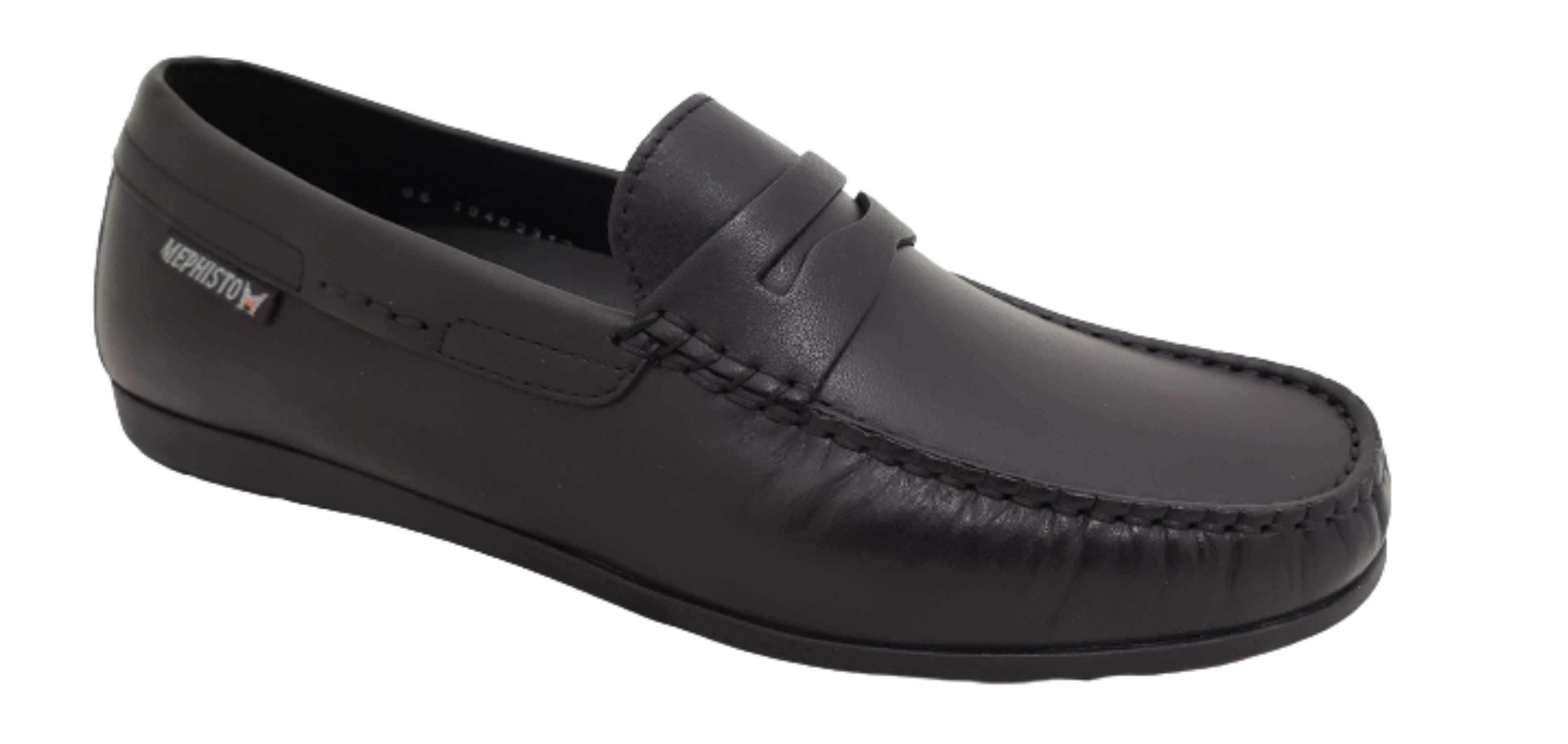 MEPHISTO MEN'S BLACK LOAFERS ALYON A616