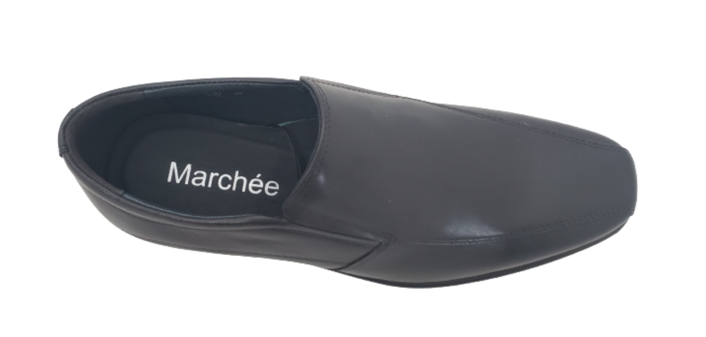 MARCHEE MEN'S BLACK BIKE TOE SLIP ON SHOES - M771-01